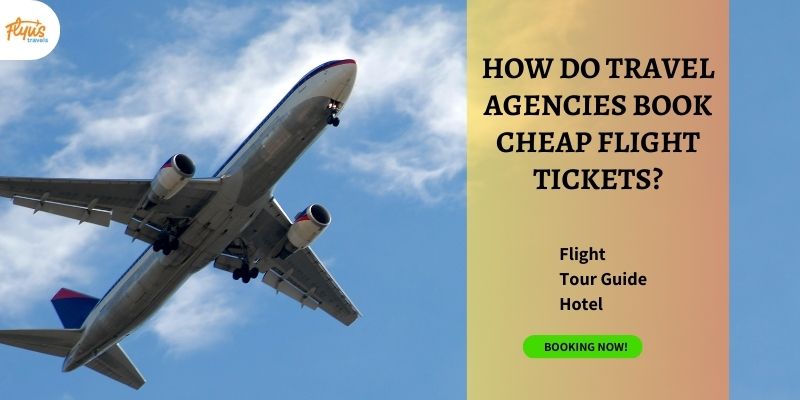 How do travel agencies book cheap flight tickets