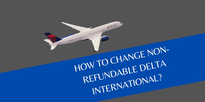 How to Change Non-refundable Delta International